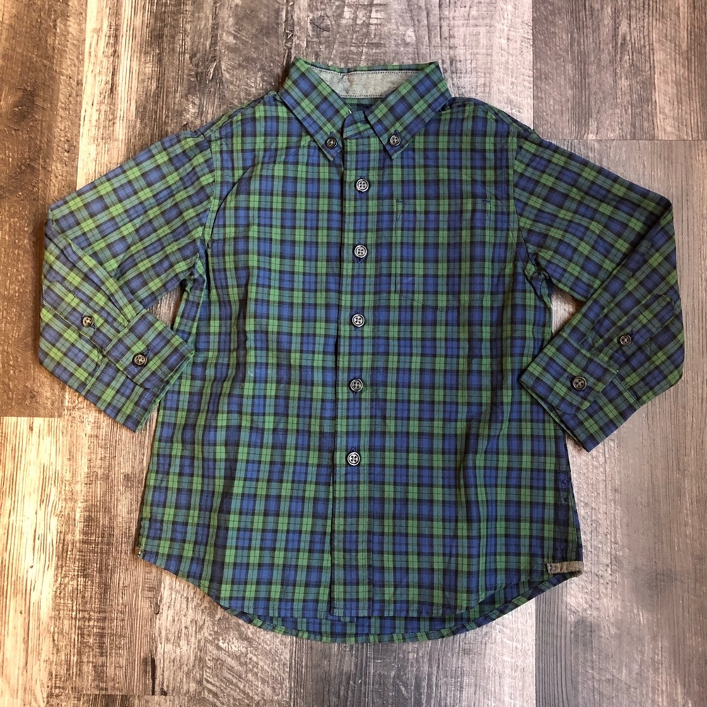 Crewcuts Plaid Button Down Shirt